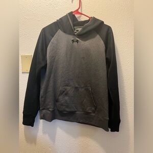 Under Armour Black and Gray Sweatshirt Hoodie